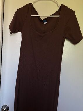 Old Navy Fitted Rib-Knit Maxi Dress